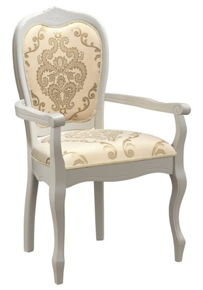 MK-1207-BW Кресло PR-AC Princess Butter White — фото 1