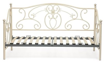 Кровать-диван односпальная Джейн (Jane) + основание Antique White — фото 8