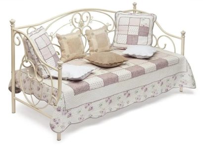 Кровать-диван односпальная Джейн (Jane) + основание Antique White — фото 1