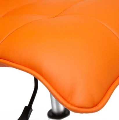 Кресло офисное TetChair «Зеро» (Zero orange) (Оранжевая искусственная кожа) — фото 2