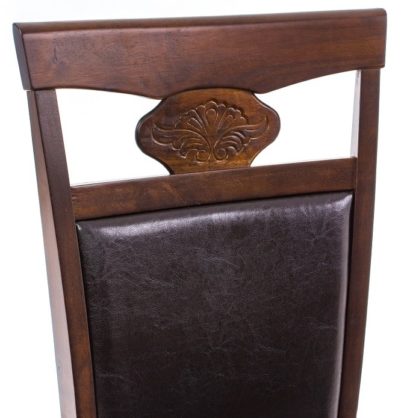 Стул деревянный Luiza dirty oak / dark brown — фото 7