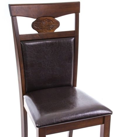 Стул деревянный Luiza dirty oak / dark brown — фото 2