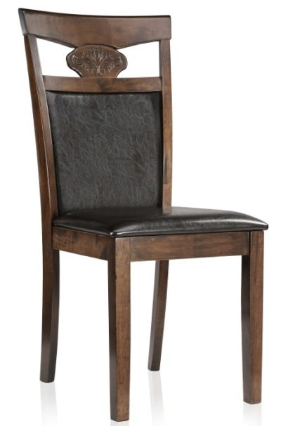 Стул деревянный Luiza dirty oak / dark brown — фото 1