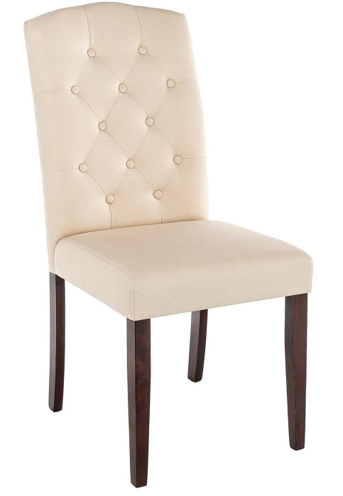 Стул Menson dark walnut / fabric cream