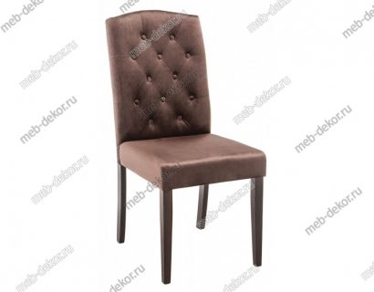 Стул Menson dark walnut / fabric brown — фото 1