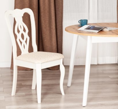 Стул с мягким сиденьем Афродита (Aphrodite) ivory white — фото 9