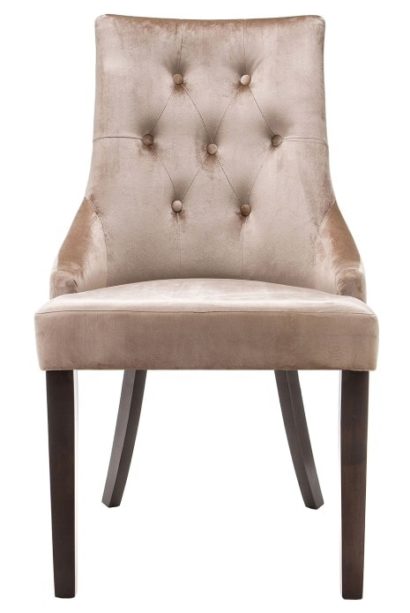 Стул Elegance dark walnut / fabric beige — фото 4