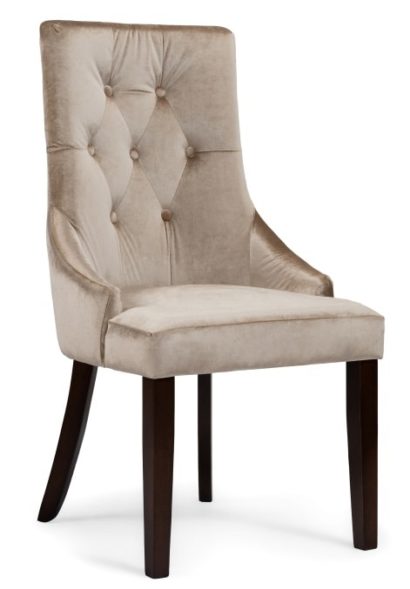Стул Elegance dark walnut / fabric beige — фото 1