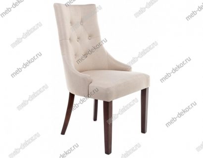 Стул Elegance dark walnut / fabric cream — фото 1