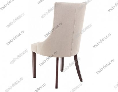 Стул Elegance dark walnut / fabric cream — фото 4