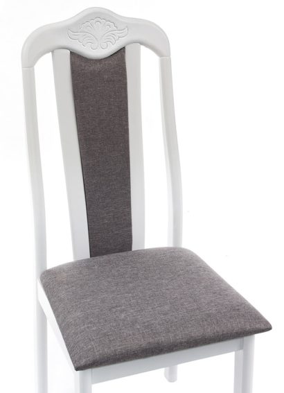 Стул деревянный Aron Soft white / light grey — фото 3