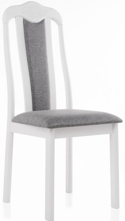 Стул деревянный Aron Soft white / light grey — фото 1