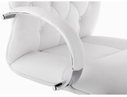 Компьютерное кресло Osiris white / satin chrome — фото 3