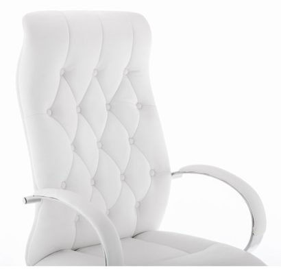 Компьютерное кресло Osiris white / satin chrome — фото 2