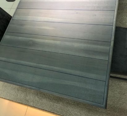 Обеденная группа CHEVALET и 4 стула BOND (4290) античный серый — фото 2