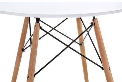 Стол Table 90х72 white / wood — фото 2
