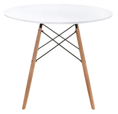Стол Table 90х72 white / wood — фото 4