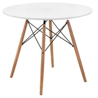 Стол Table 90х72 white / wood — фото 1