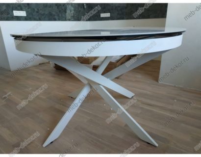 СТОЛ TRENTO 120 HIGH GLOSS STATUARIO КЕРАМИКА — фото 6