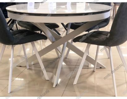 СТОЛ TRENTO 120 HIGH GLOSS STATUARIO КЕРАМИКА — фото 2