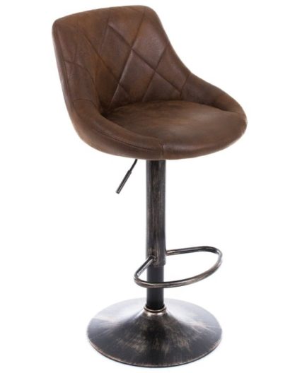 Барный стул Curt vintage brown — фото 1