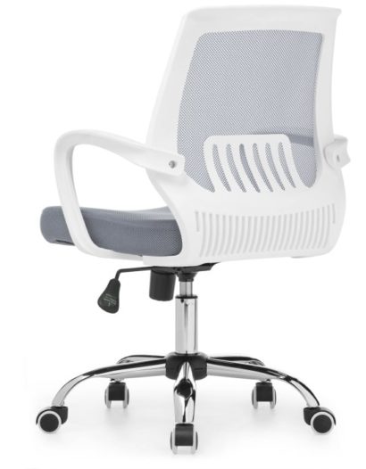 Компьютерное кресло Ergoplus light gray / white — фото 3