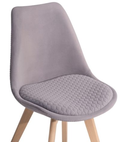 Стул Bonuss light gray / wood — фото 4