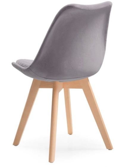 Стул Bonuss light gray / wood — фото 6