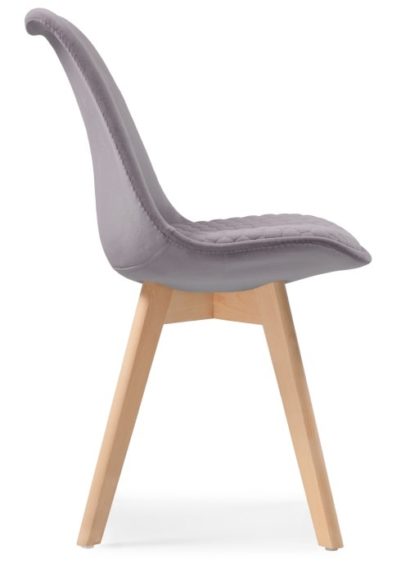 Стул Bonuss light gray / wood — фото 2