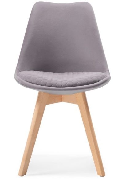 Стул Bonuss light gray / wood — фото 3