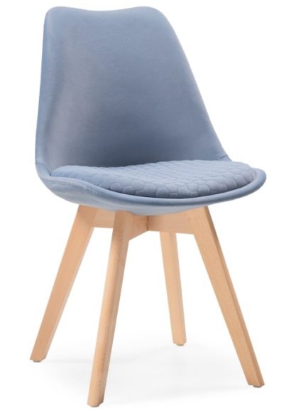 Стул Bonuss blue / wood — фото 1