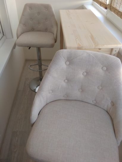Барный стул Laguna cream fabric — фото 5