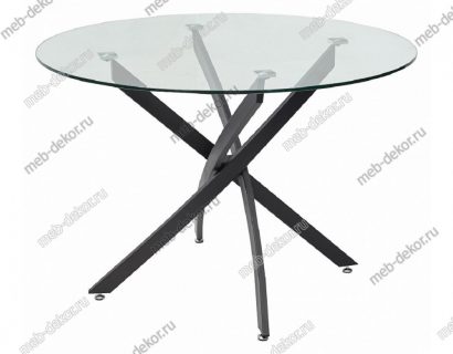 Обеденная группа PETAL D110 и 4 стула CHIC G108-27 ТЕРРАРИУМНЫЙ МОХ, ВЕЛЮР — фото 3