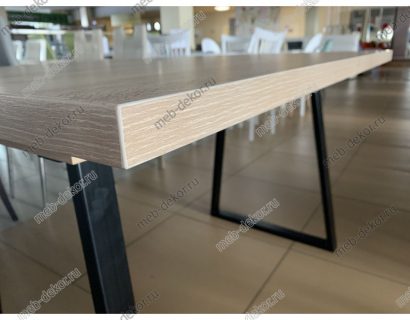 Стол Dikline ZB120 дуб бардолино/опоры черные — фото 3