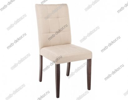 Стул Madina dark walnut / fabric cream — фото 1