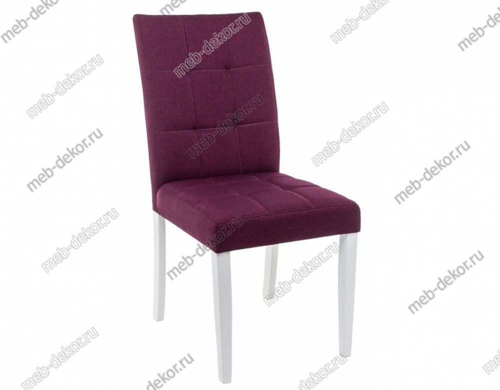 Стул Madina white / fabric purple