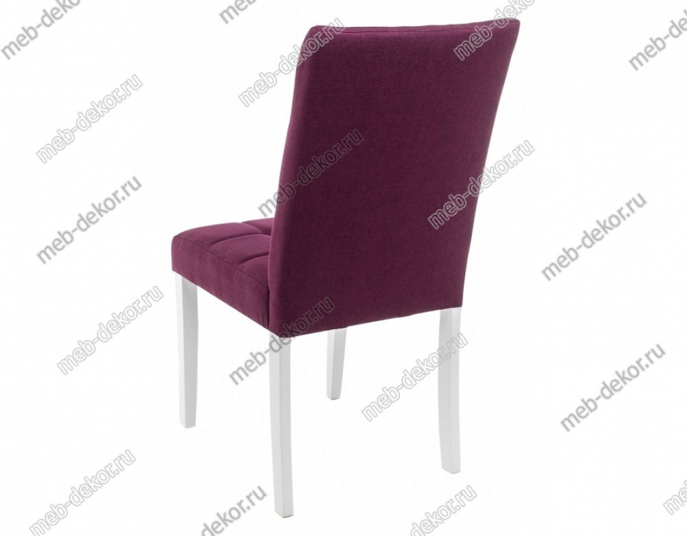 Стул Madina white / fabric purple