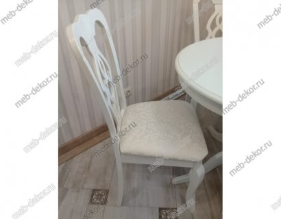 Стул с мягким сиденьем Афродита (Aphrodite) ivory white — фото 3