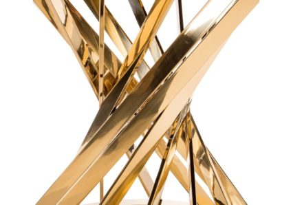 Стол Twist gold / black — фото 5