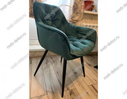 Стул MALTA BLUVEL-78 GREEN, велюр — фото 2