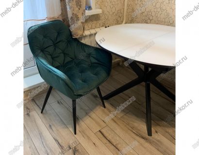 Стул MALTA BLUVEL-78 GREEN, велюр — фото 4