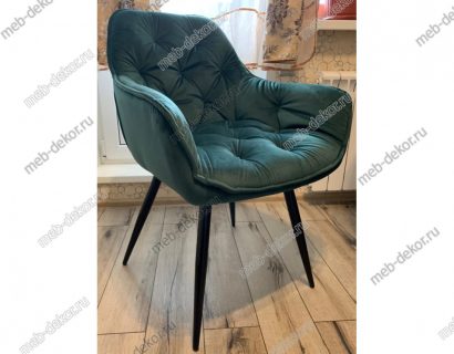 Стул MALTA BLUVEL-78 GREEN, велюр — фото 3
