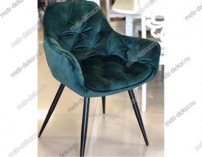 Стул MALTA BLUVEL-78 GREEN, велюр — фото 1