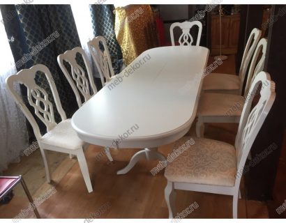 Стул с мягким сиденьем Афродита (Aphrodite) ivory white — фото 4