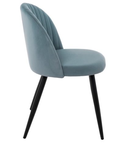 Стул Gabi 1 light blue / black — фото 3