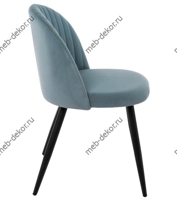 Стул Gabi 1 light blue / black