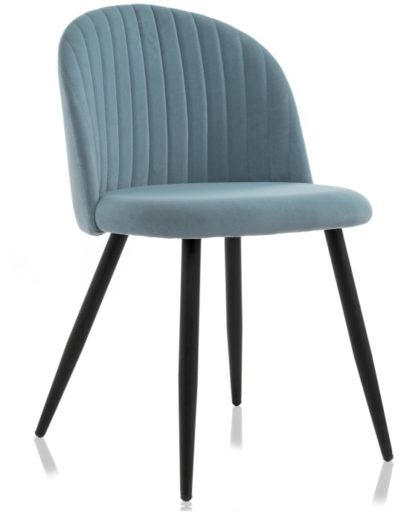Стул Gabi 1 light blue / black — фото 1