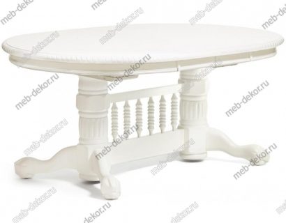 Стол обеденный 4296 SWC ivory white (слоновая кость 2-5) — фото 1