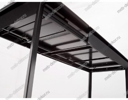 СТОЛ CREMONA 160 HIGH GLOSS STATUARIO БЕЛЫЙ МРАМОР ГЛЯНЦЕВЫЙ, КЕРАМИКА/ ЧЕРНЫЙ КАРКАС — фото 6