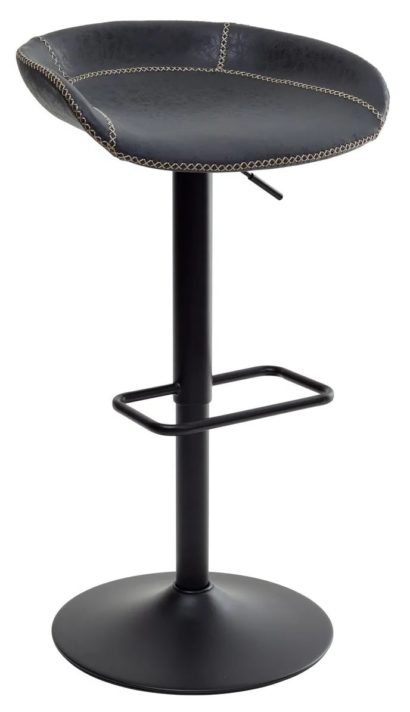 БАРНЫЙ СТУЛ ACAPULCO VINTAGE BLACK C-135 ВИНТАЖНЫЙ ЧЕРНЫЙ — фото 1